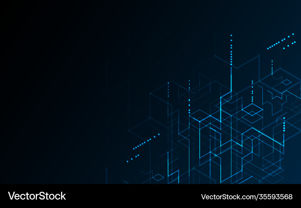 Digital technology and engineering background Digital technology and engineering background vector image