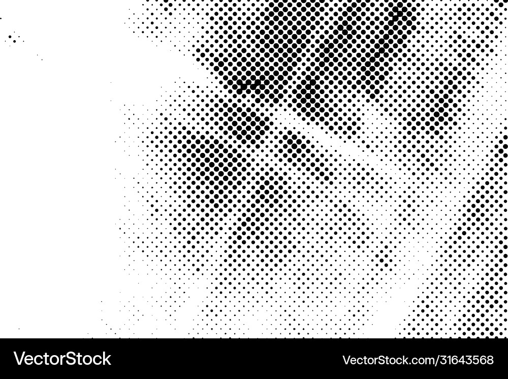 Halftone grunge overlay vector image