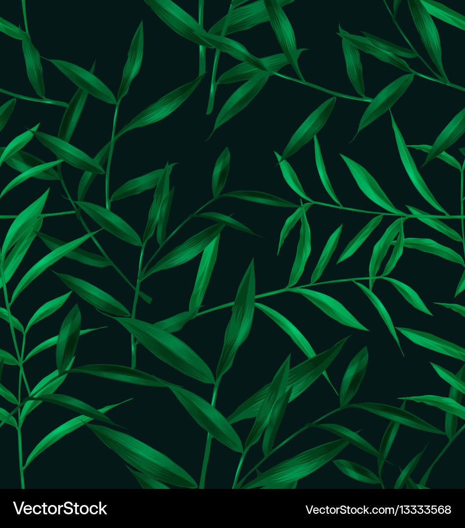 Leaf Seamless Pattern vector image