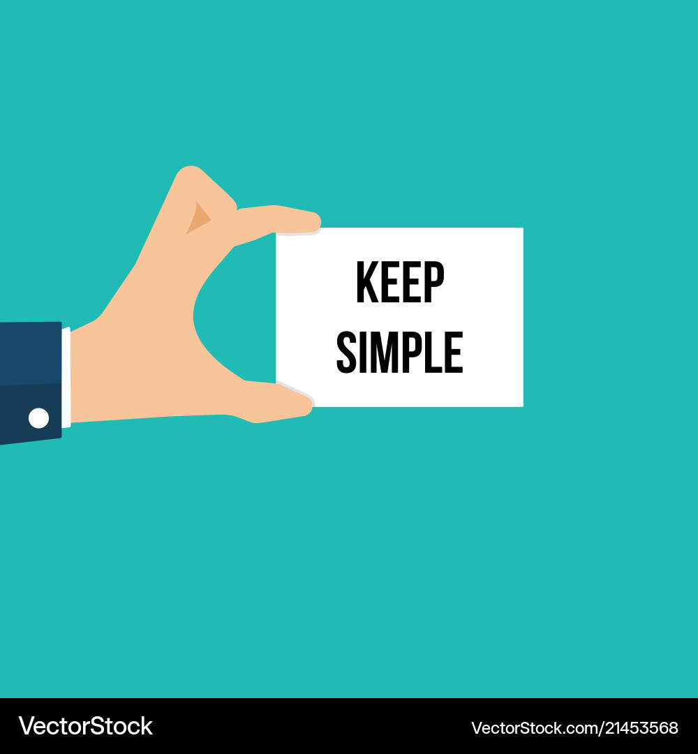 Man showing paper management text Man showing paper management text vector image