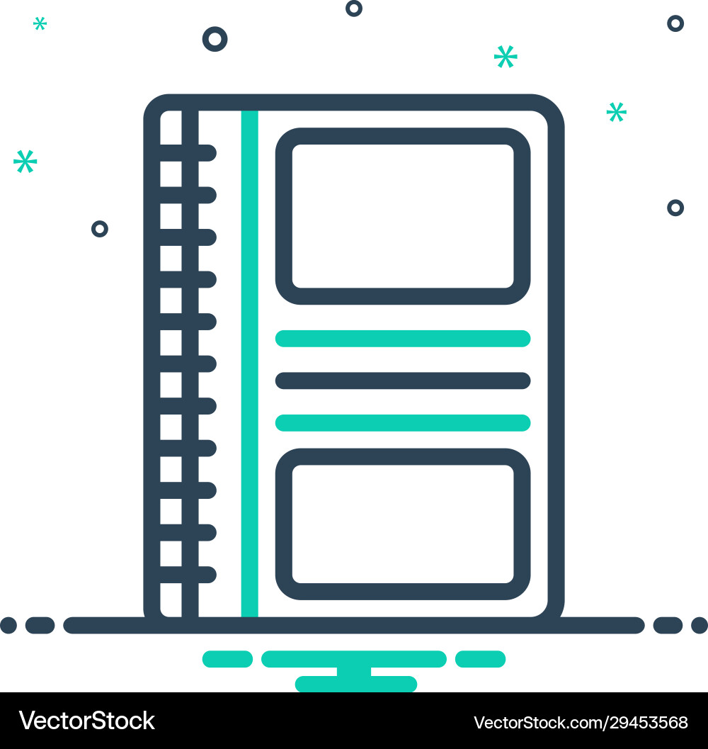 Notebook Vector Image