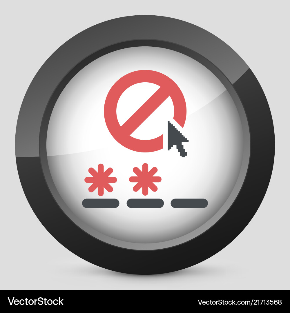 Password Access Security Icon vector image