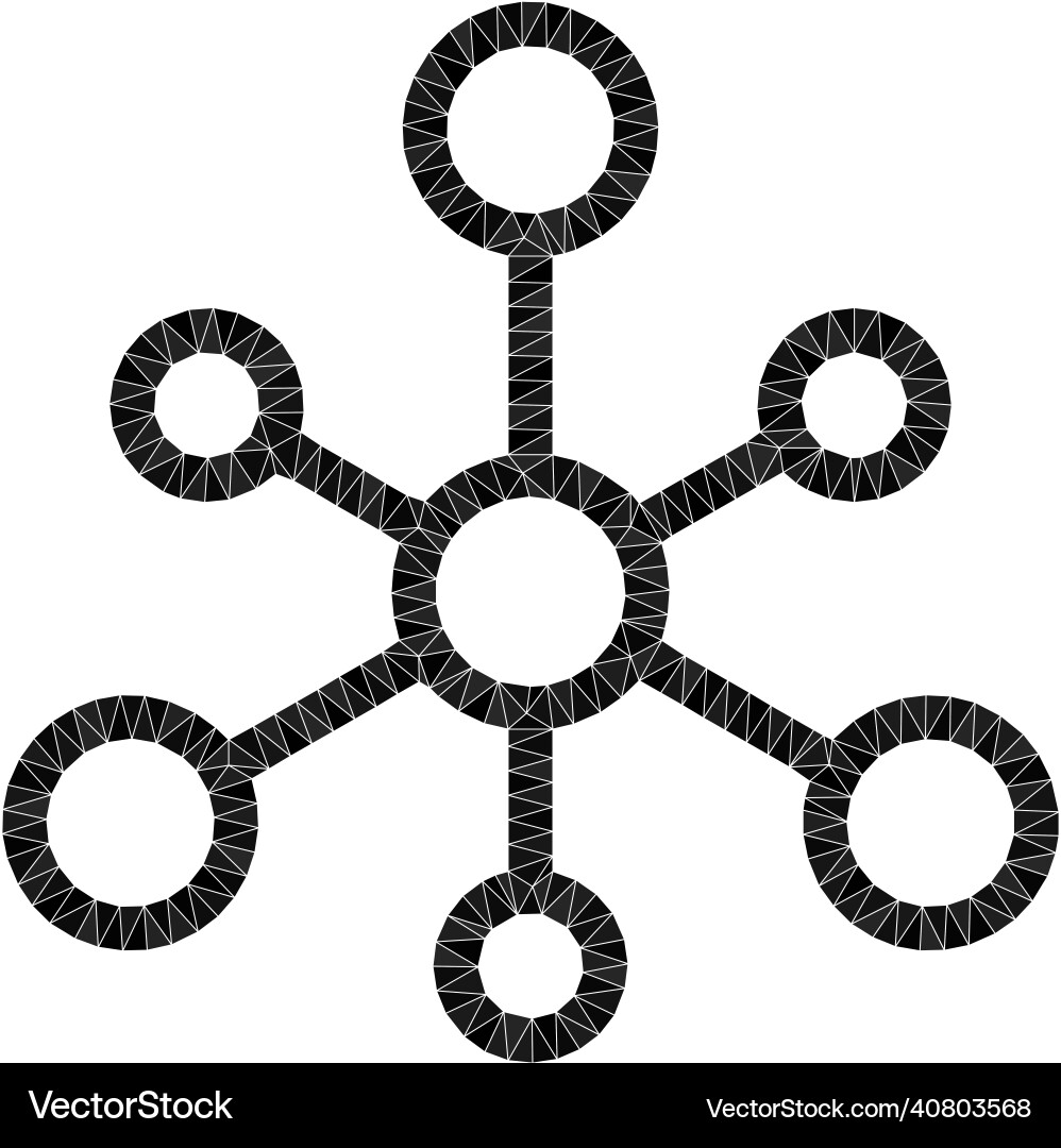 System links triangle filled icon System links triangle filled icon Vector Image