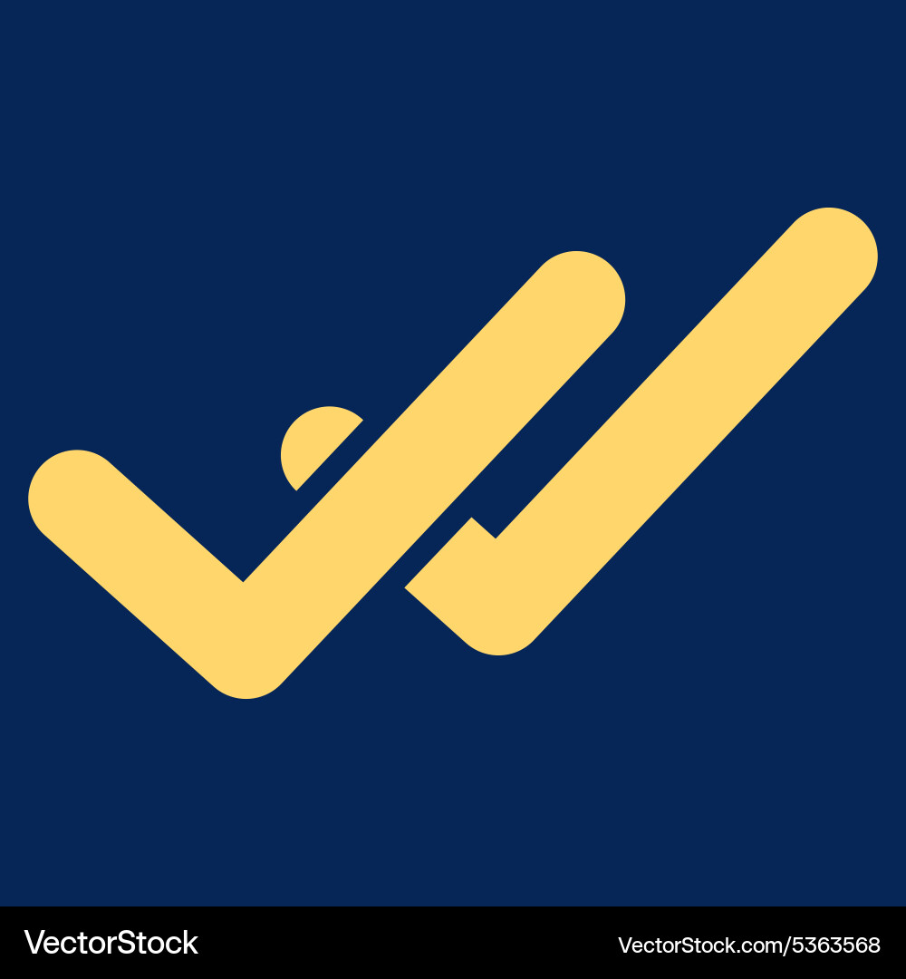 Validation icon from business bicolor set Vector Image