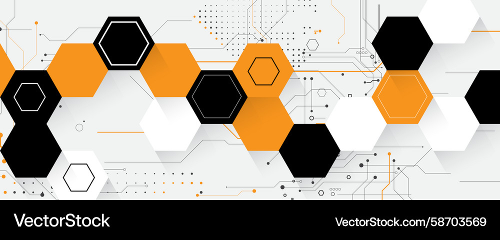 Abstract artificial intelligence circuit Vector Image