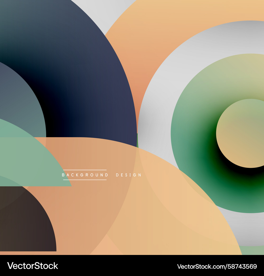 Abstract overlapping circles create modern design Abstract overlapping circles create modern design Vector Image