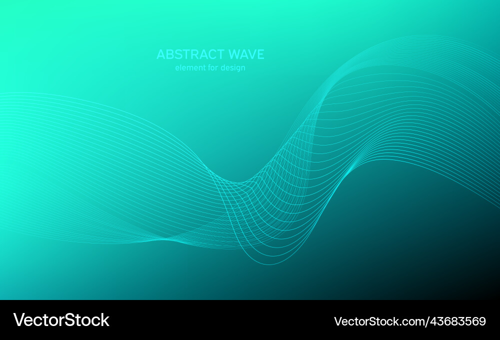 Abstract wave element for design digital Abstract wave element for design digital vector image