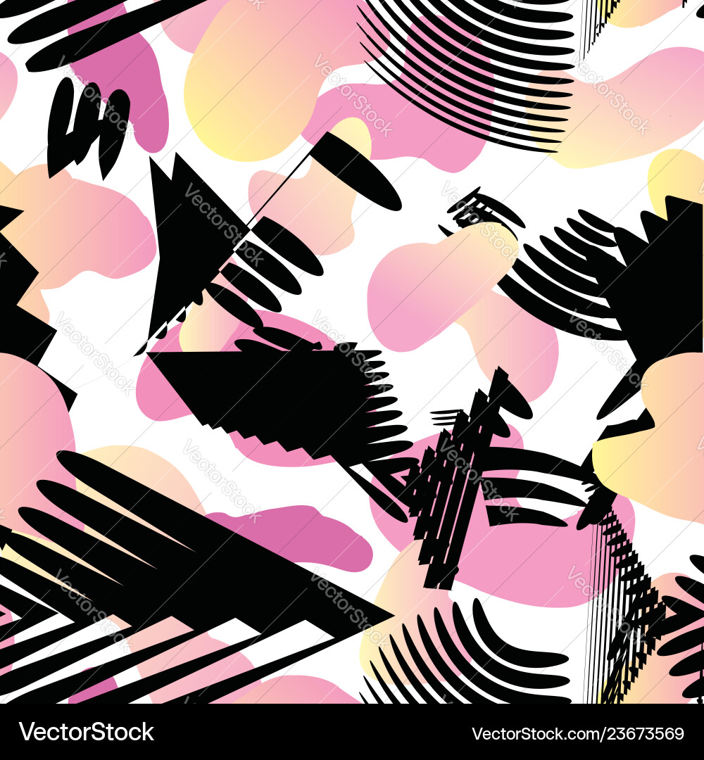 Dynamic Abstract Splatter Pattern vector image