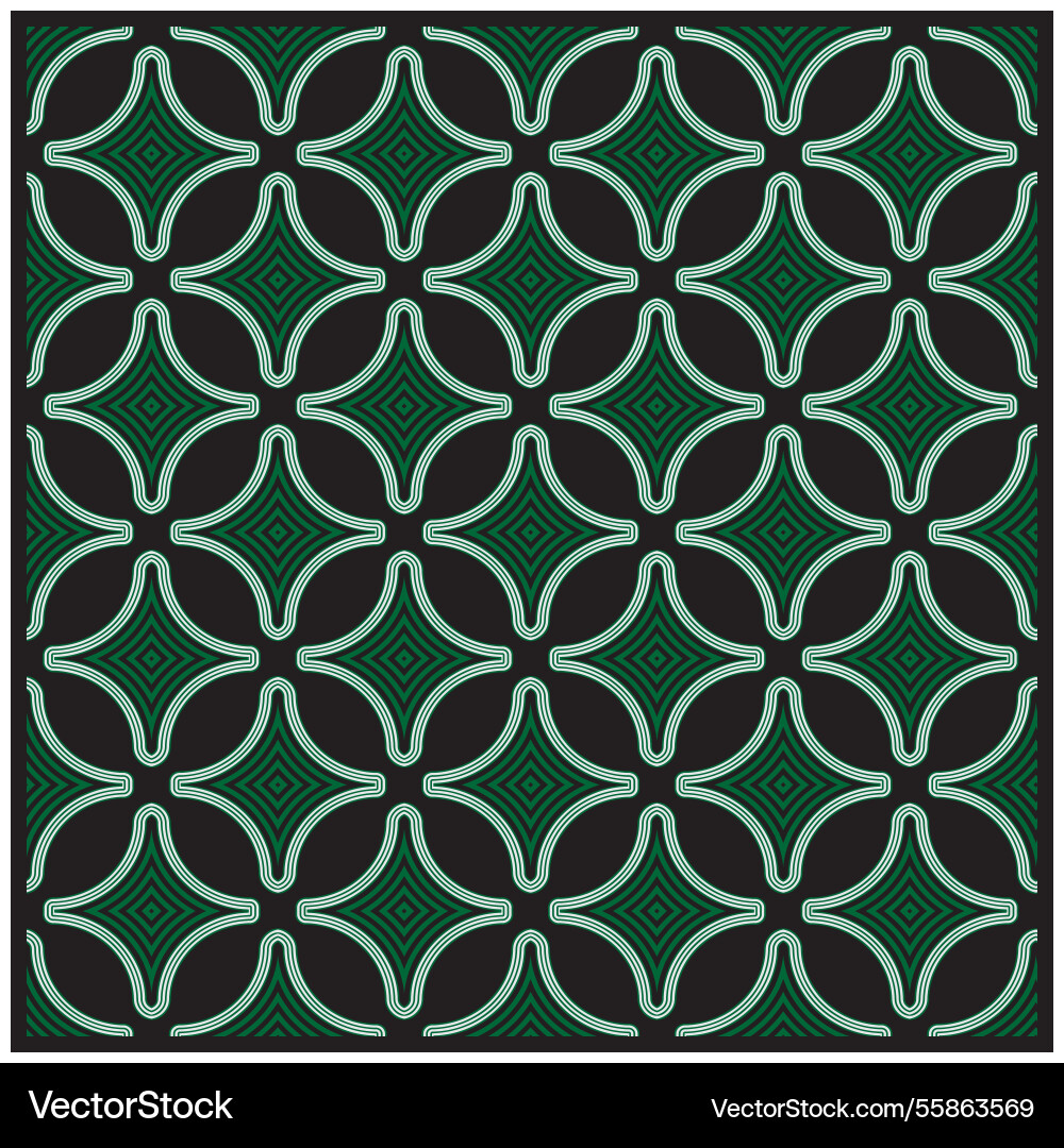 Repeat line art abstract print pattern Vector Image