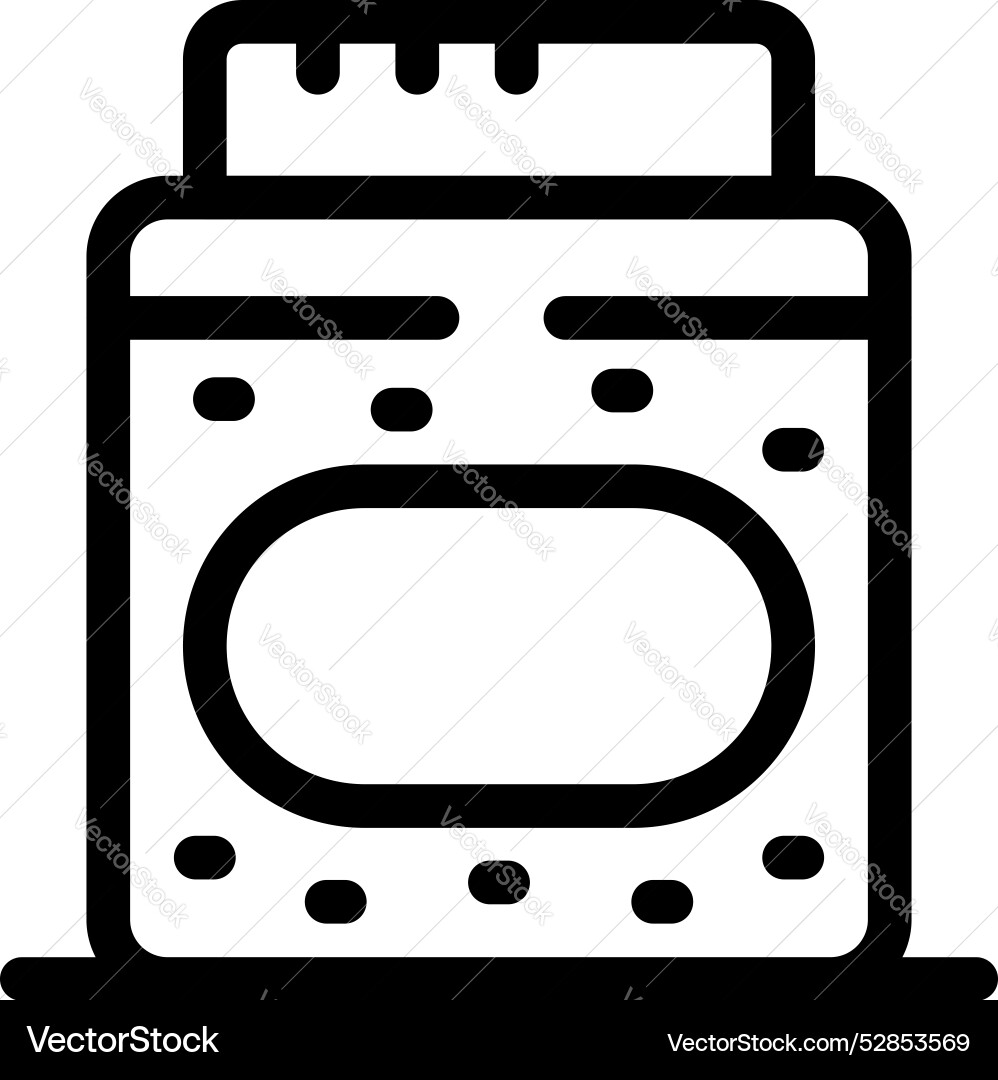 Washing machine front view showing control panel Washing machine front view showing control panel vector image