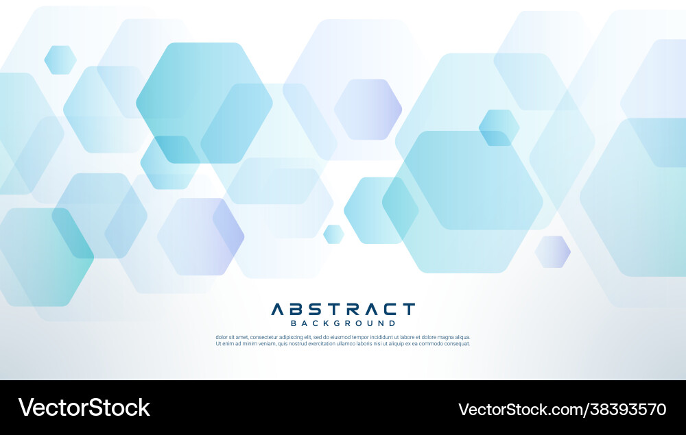 Abstract Gradient Hexagon Pattern vector image