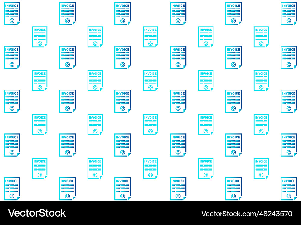 Abstract invoice pattern background Abstract invoice pattern background vector image