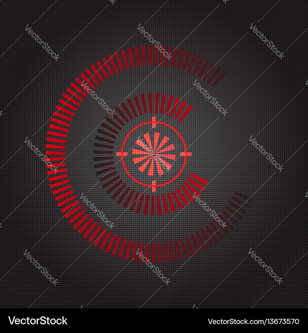 Abstract Tech Interface Vector Image