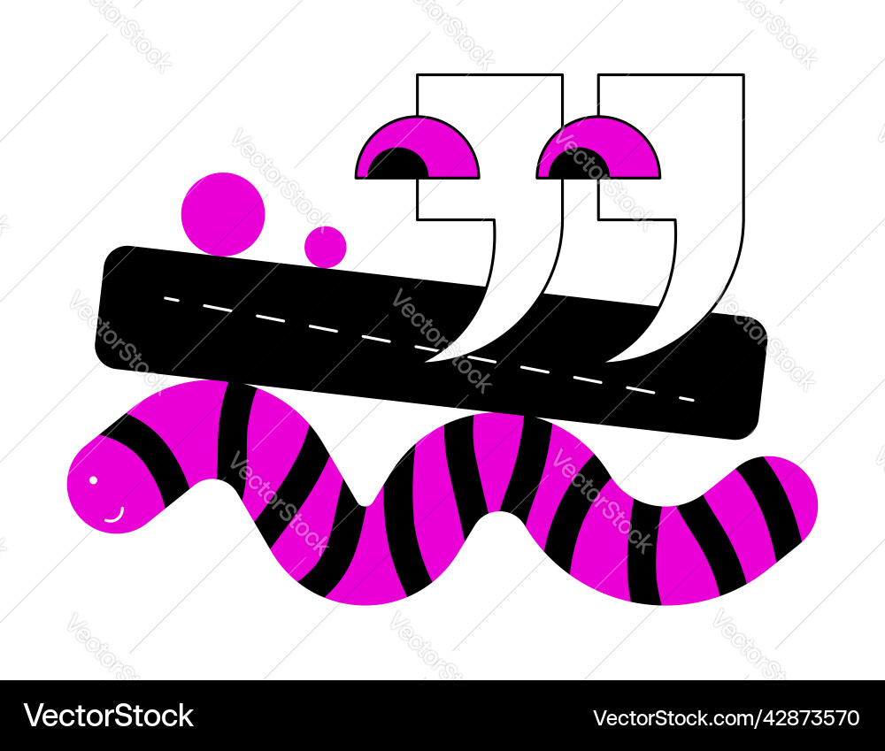 Creating a text heading - colorful flat design Creating a text heading - colorful flat design vector image