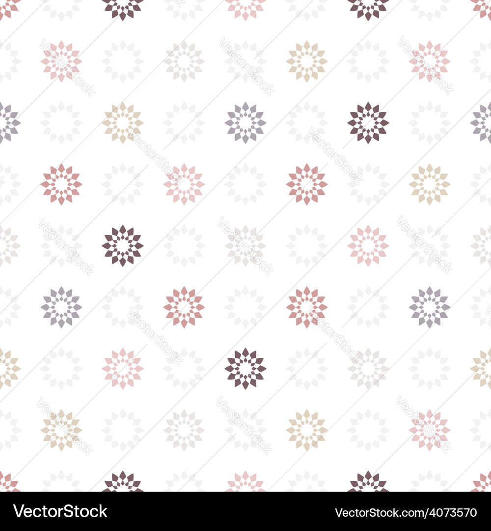 Seamless pattern of geometric element Vector Image