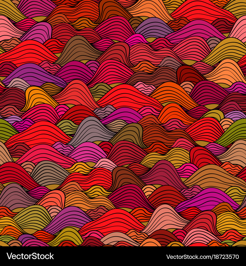 Seamless pattern with red weaving texture vector image