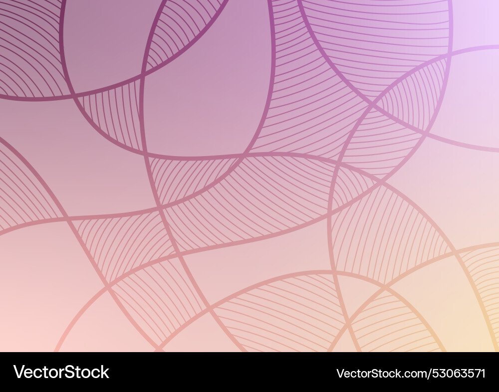 Abstract pink soft line graphics curve background vector image