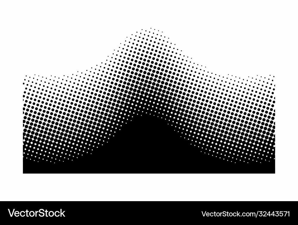 Abstract wave halftone pattern collection Abstract wave halftone pattern collection vector image