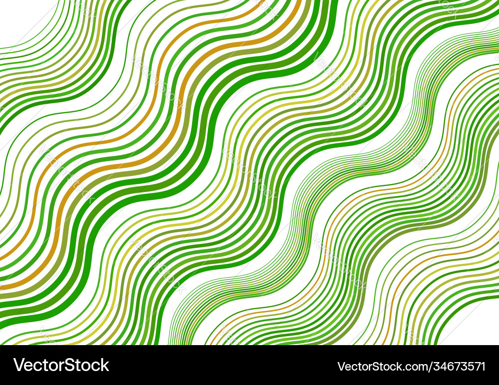 Dynamic Wavy Lines vector image
