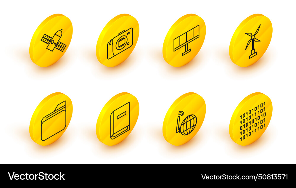 Set line binary code social network user manual Set line binary code social network user manual Vector Image