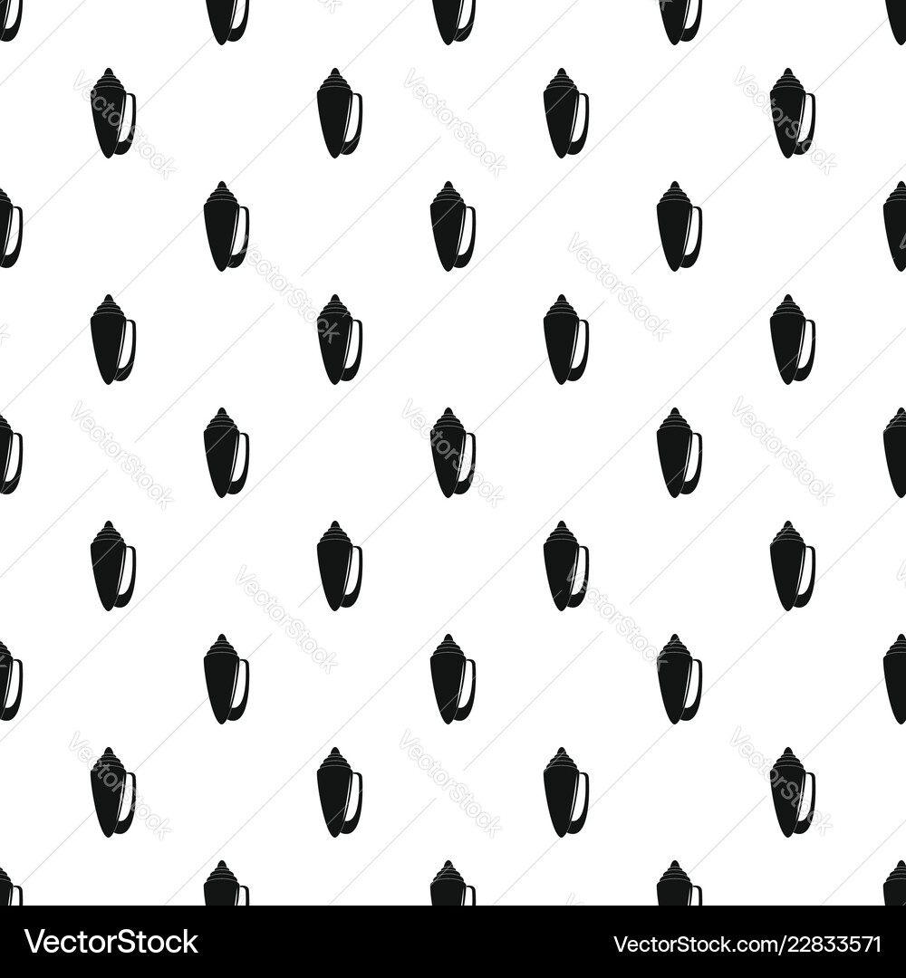 Shell pattern seamless vector image
