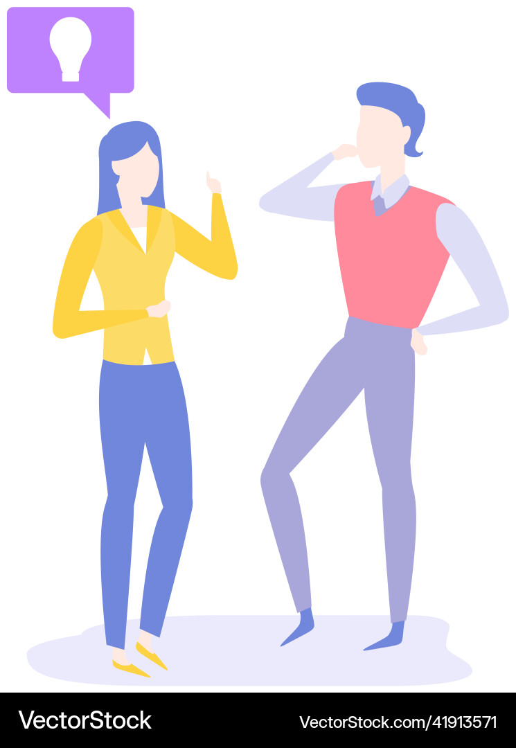 Thinking about innovation and finding solution Thinking about innovation and finding solution vector image