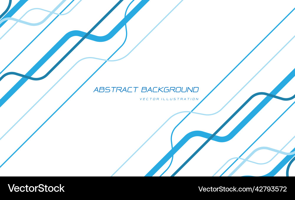 Abstract black circuit cyber line curve geometric Vector Image