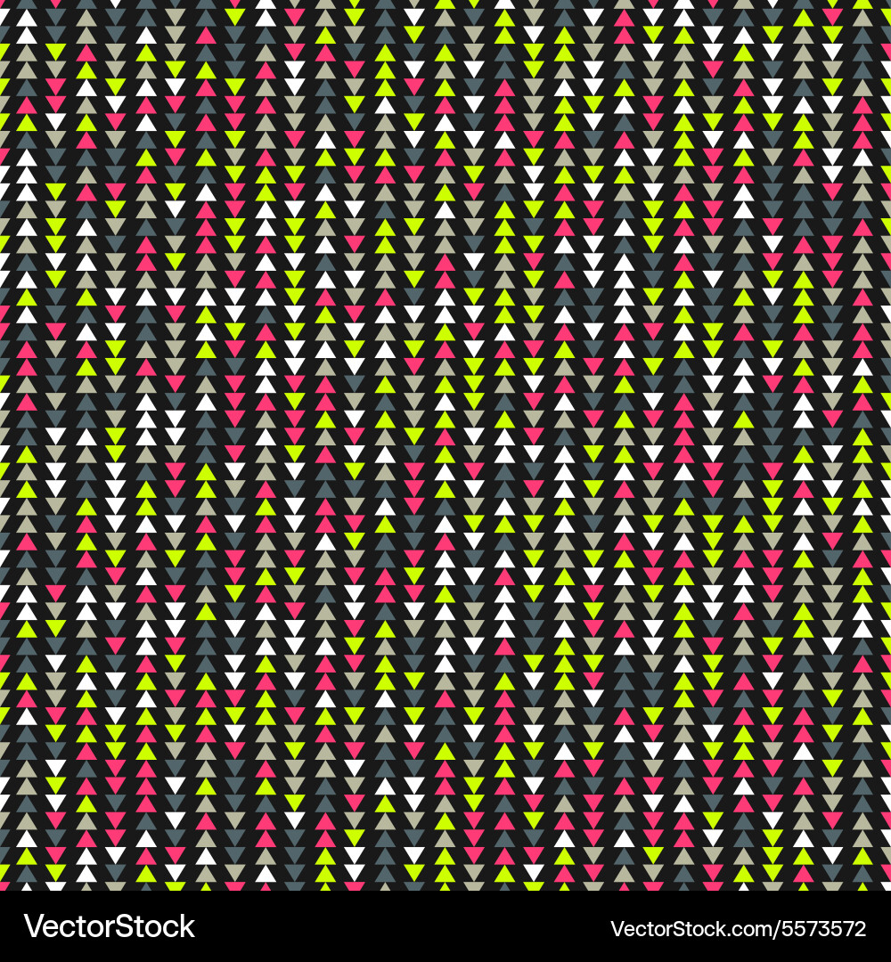 Abstract triangles seamless pattern background vector image