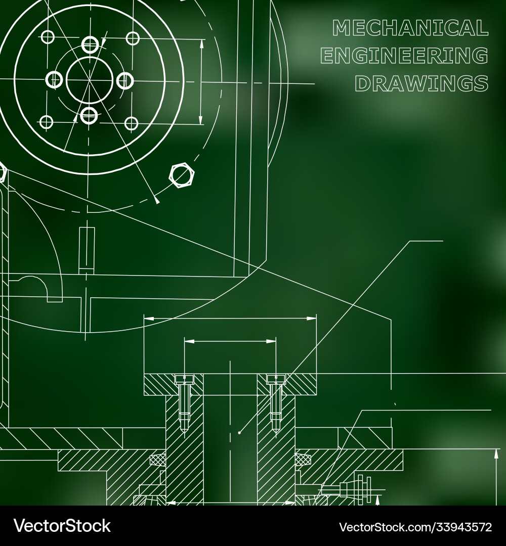 Mechanics technical design engineering style Mechanics technical design engineering style vector image