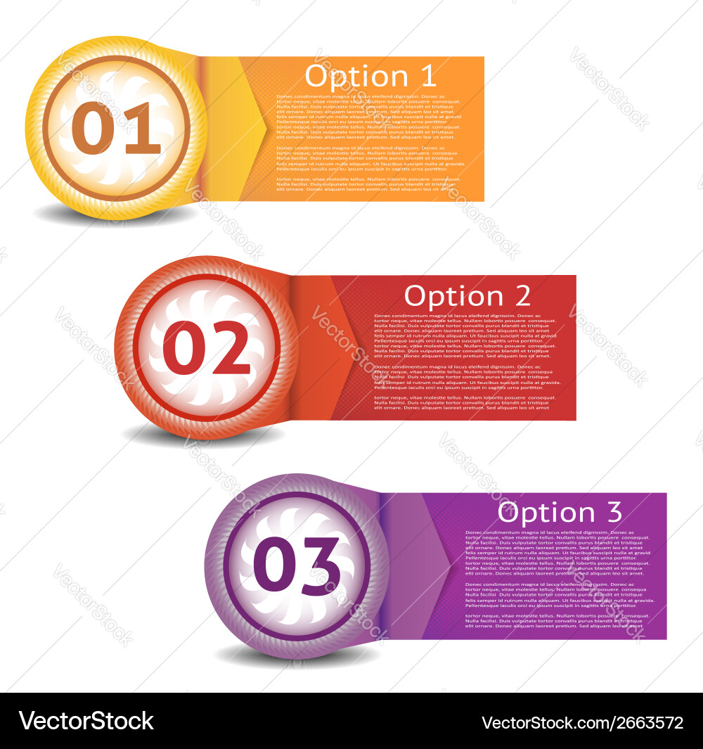 Progress background product choice or version vector image