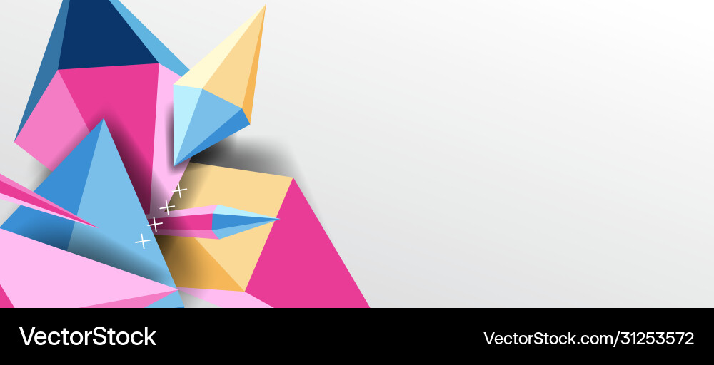 Trendy simple triangle abstract background Trendy simple triangle abstract background Vector Image