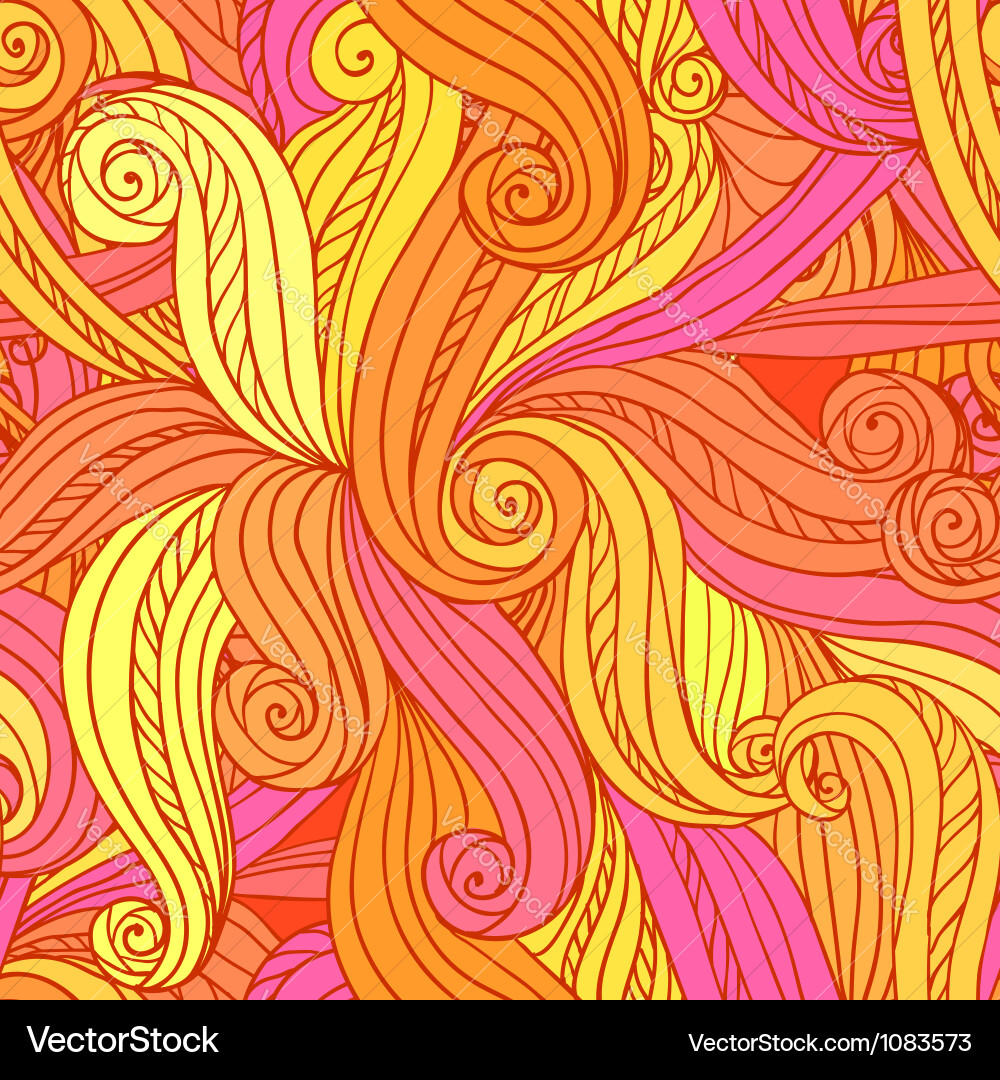 Abstract Seamless Flowing Pattern vector image