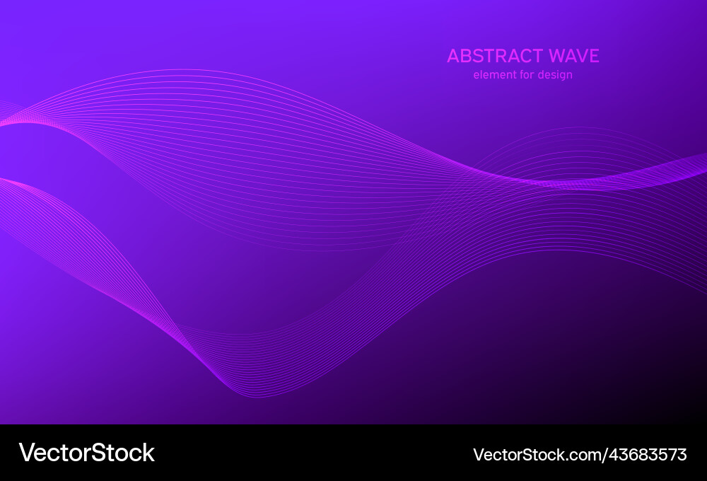 Abstract wave element for design digital Abstract wave element for design digital Vector Image