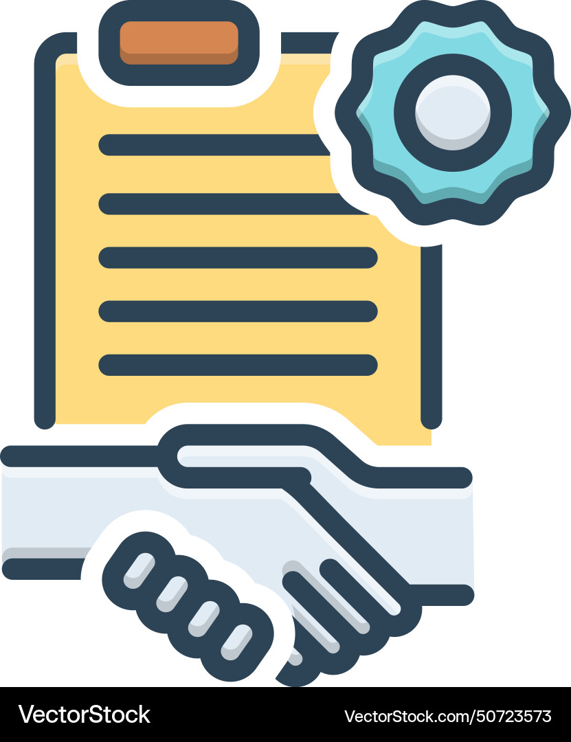 Commitment Vector Image