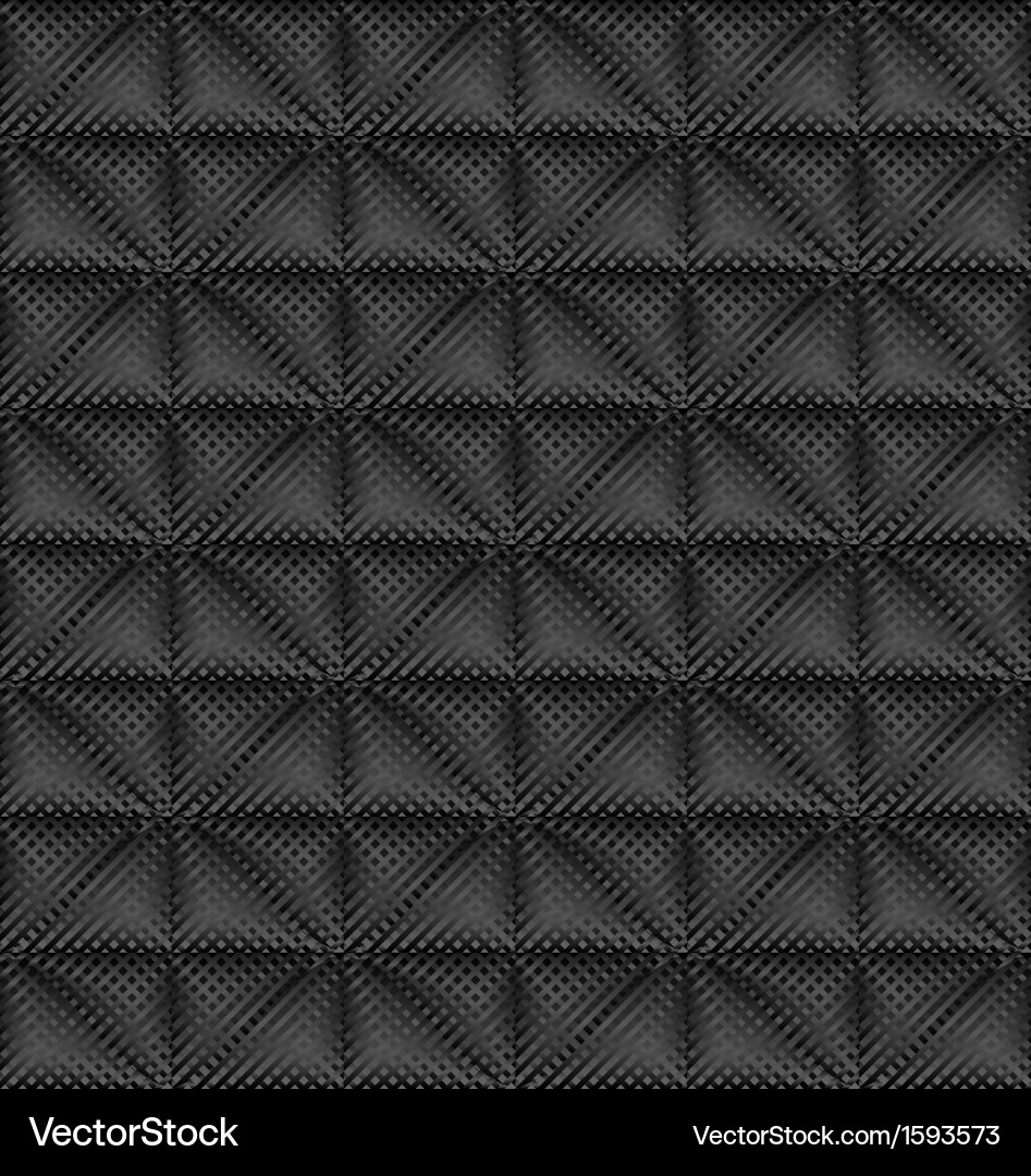 Geometric Black Grid Pattern Vector Image