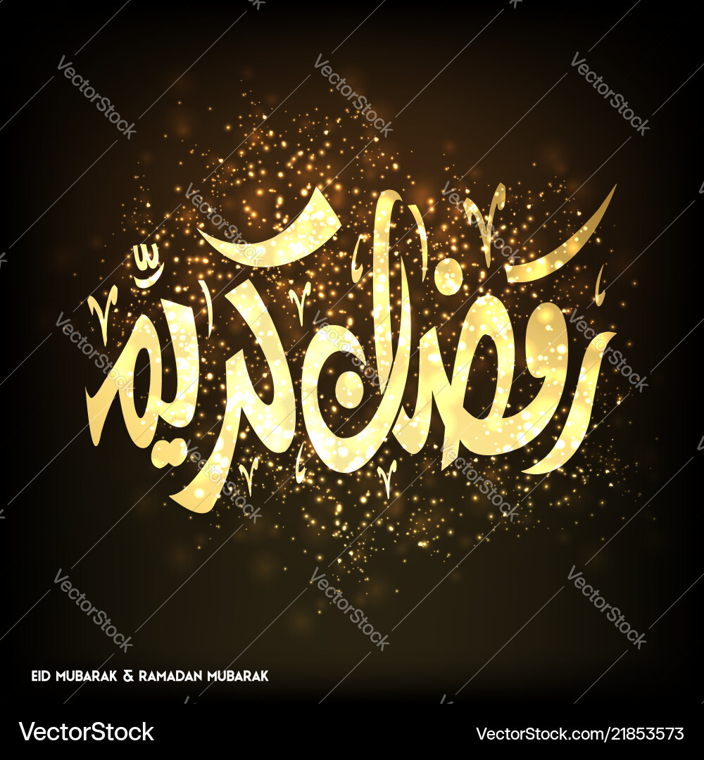 Ramdan kareem elegant design with unique vector image