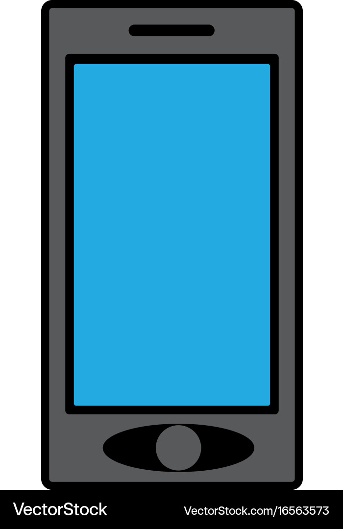 Smartphone mobile device display technology Vector Image