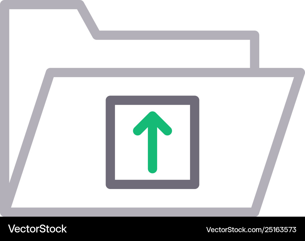 Upload folder Upload folder vector image