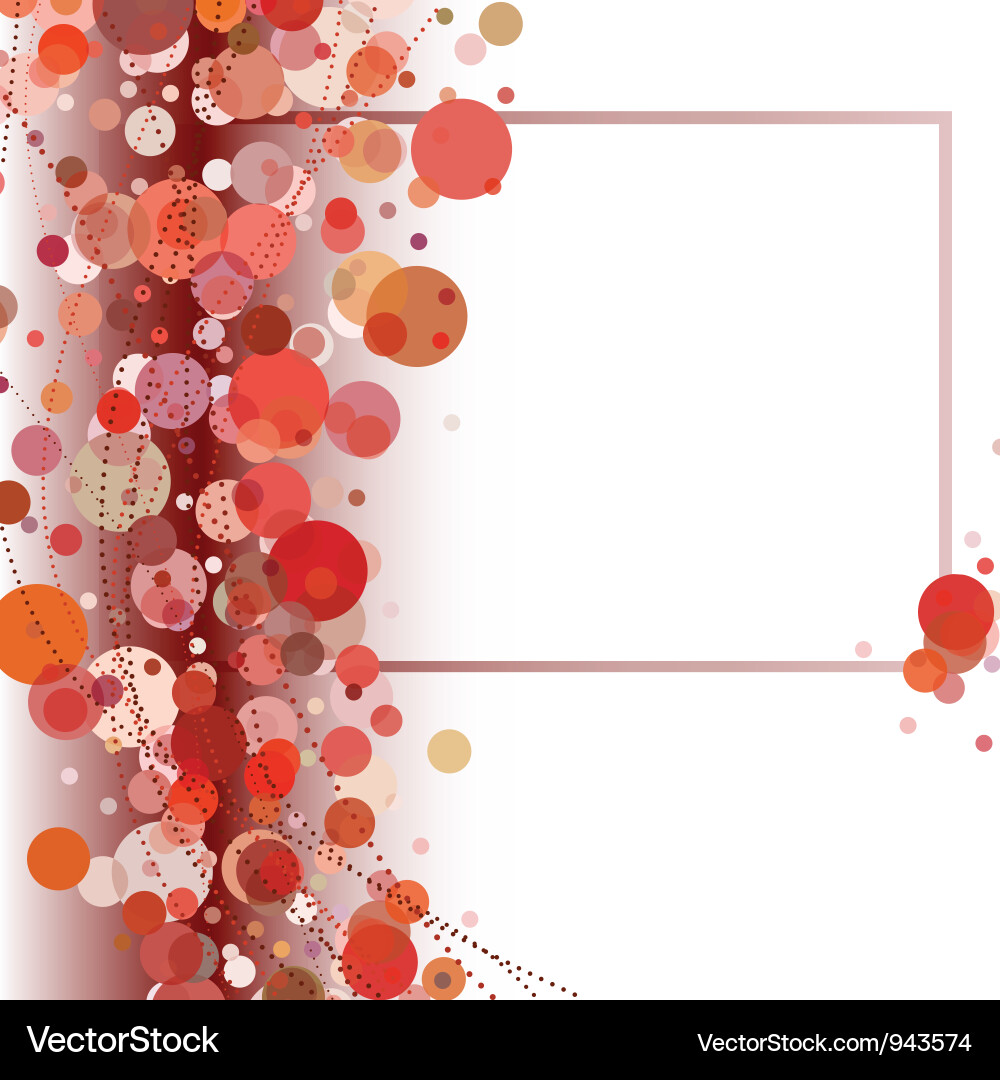 Abstract background with frame vector image