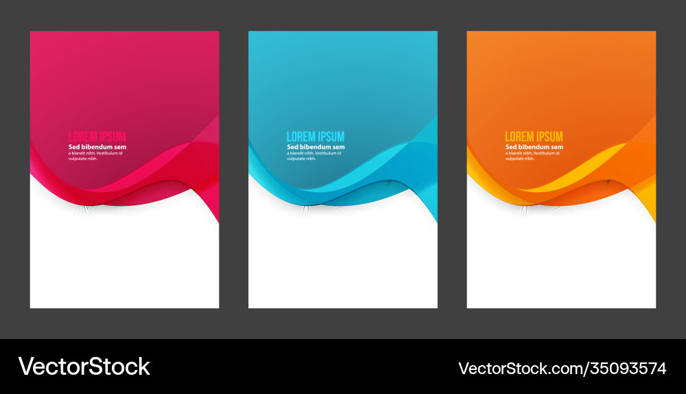 Dynamic Abstract Wave Header vector image