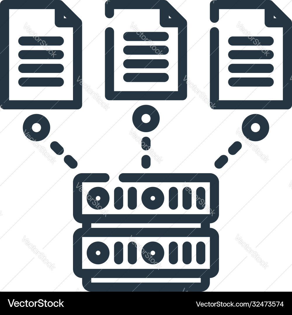 File upload icon editable stroke vector image