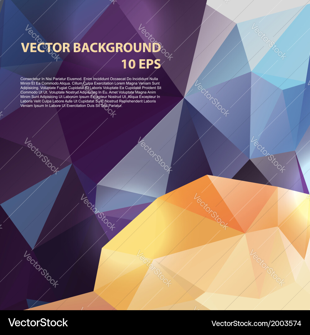 Geometric colorful pattern background vector image