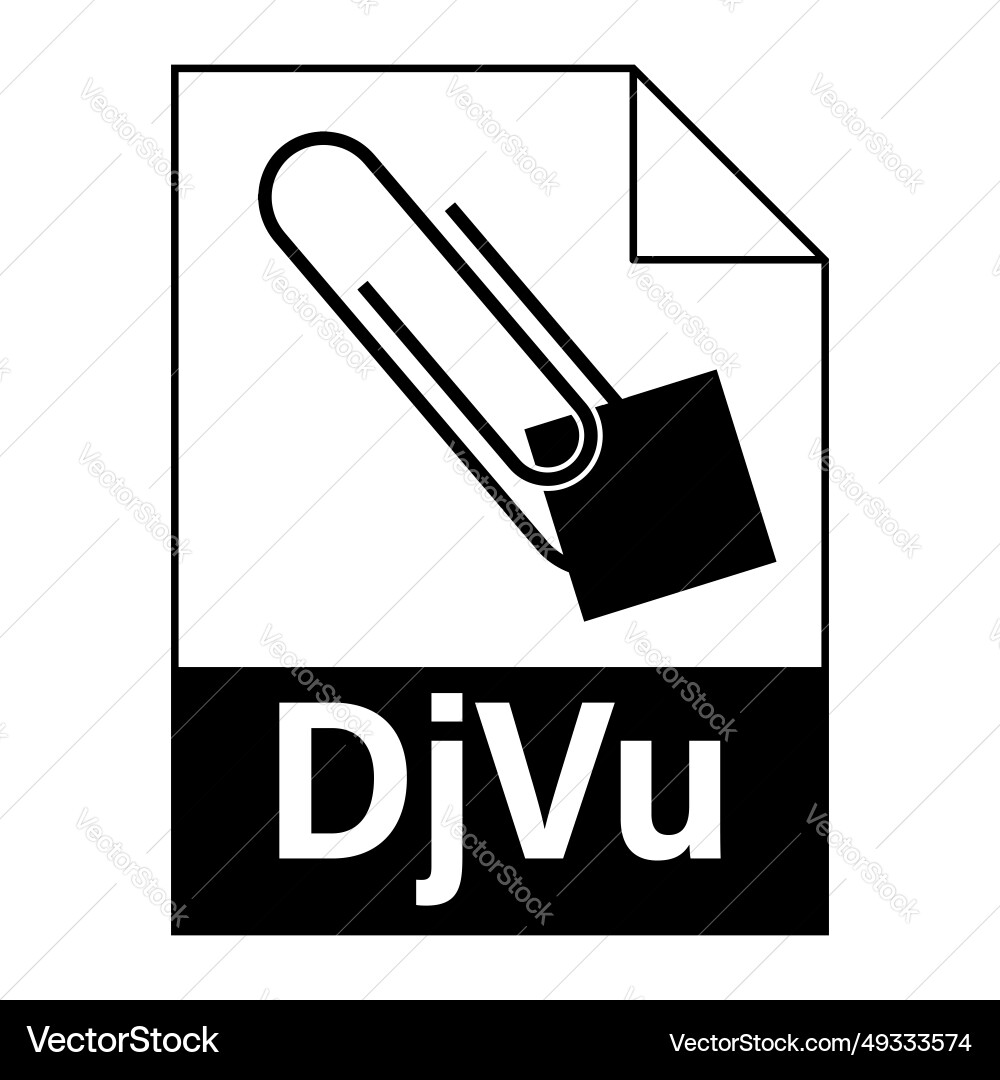 Modern flat design of dbv file icon for web Vector Image