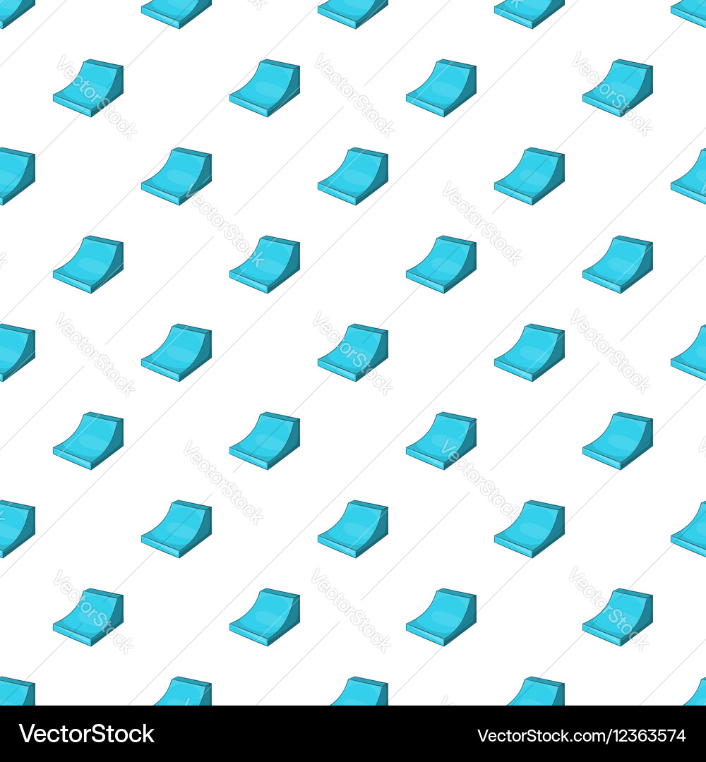 Springboard for snowboarding pattern Vector Image