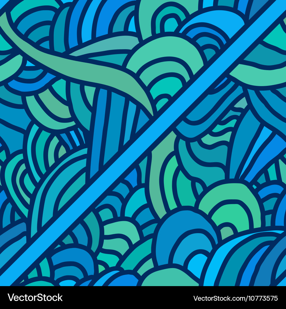 Abstract seamless patterns vector image