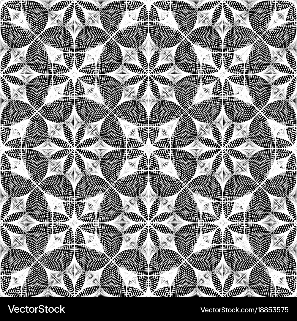 Design seamless monochrome grid pattern Vector Image