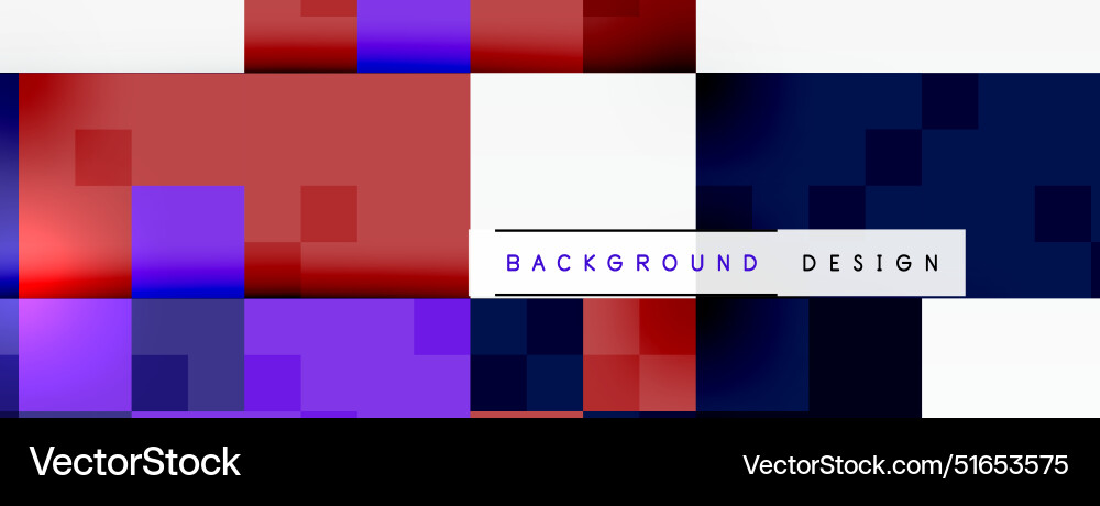 Dynamic colorful squares background Vector Image