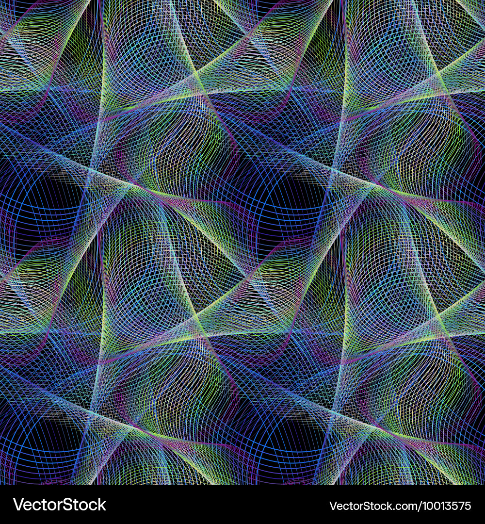 Fractal design pattern background vector image