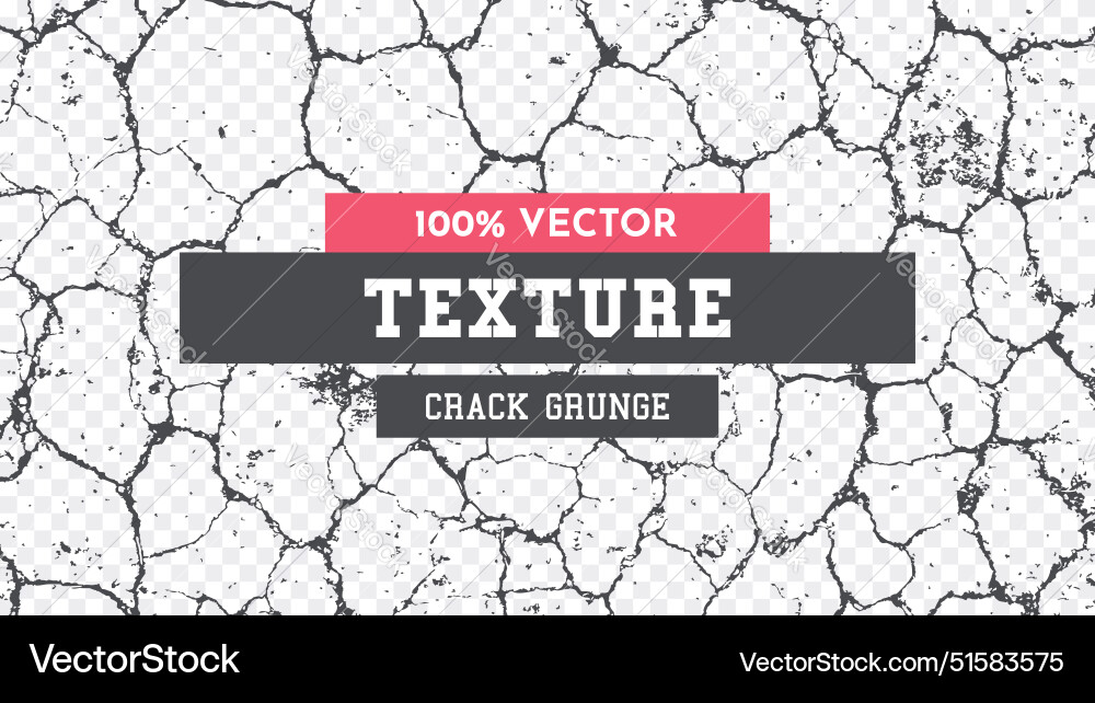 Grunge crack texture dirty background adding Vector Image