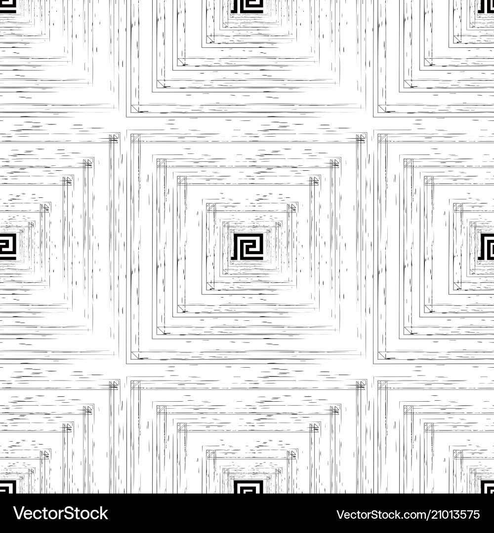 Grunge Lines Seamless Pattern vector image